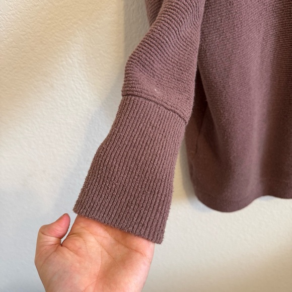 Free People Women’s Ottoman Slouchy Mock-neck Tunic Sweater in Nutmeg - Picture 4 of 8